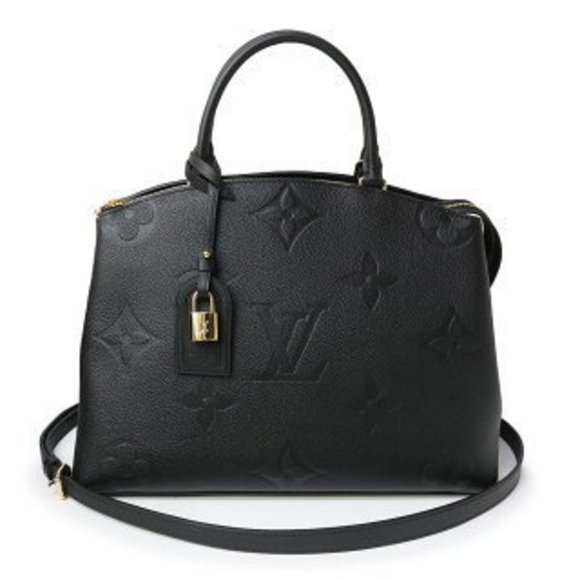 Louis Vuitton Grand Palais Shoulder Bag Empreinte Leather Noir Black - Picture 1 of 9
